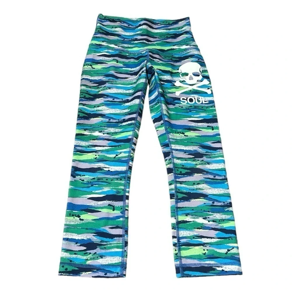 EUC - Lululemon Wunder Under Crop/Soul Cycle Collab - seven wonders - 6